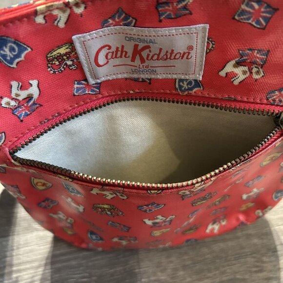 Cath Kidston Red UK Royal Stanley Scottie Dog Jubilee Crossbody Messenger Bag - Picture 7 of 13